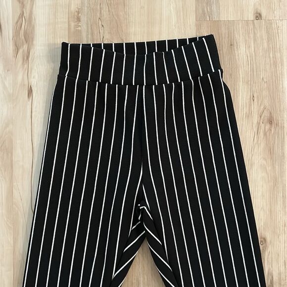 High waisted pinstriped dress pants leggings - Picture 2 of 3